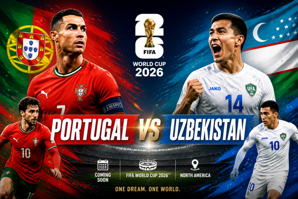 FIFA World Cup 2026 Portugal vs Uzbekistan