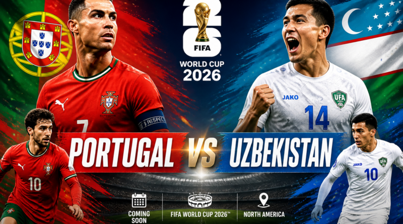 FIFA World Cup 2026 Portugal vs Uzbekistan